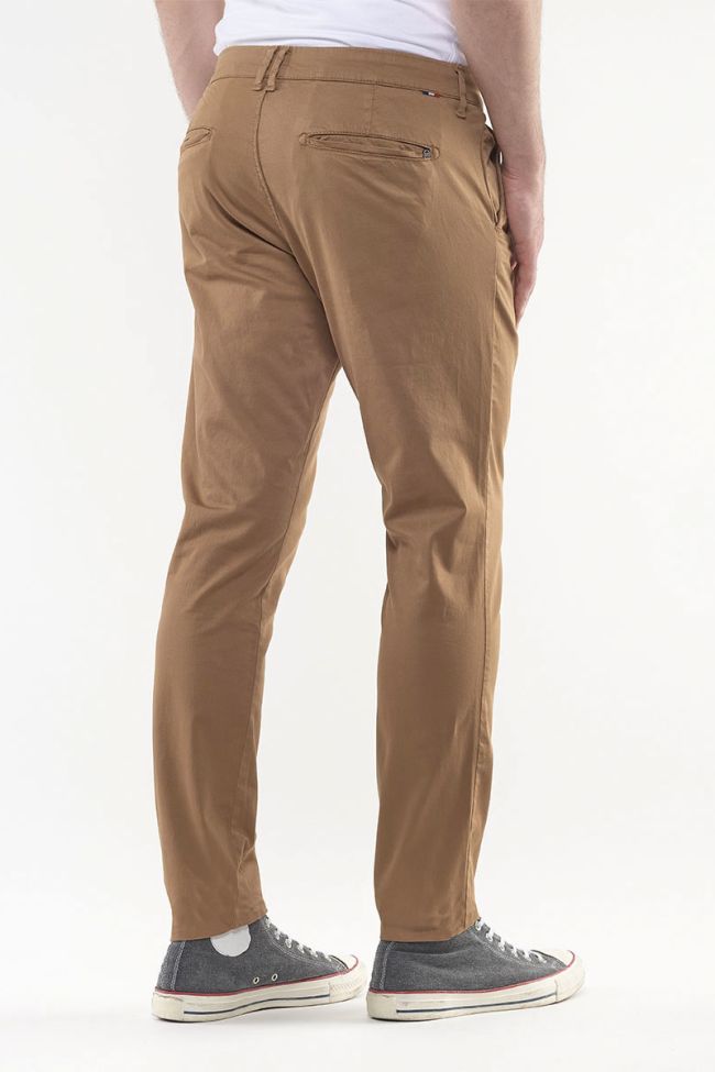 Pantalon chino slim Jas camel