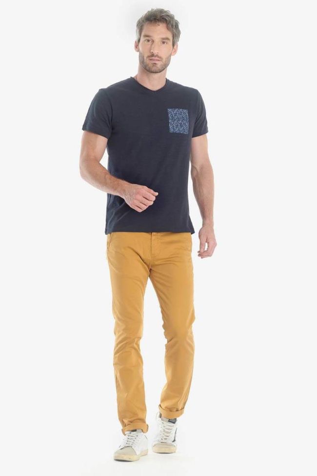 Pantalon chino slim Jas moutarde