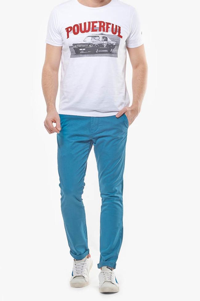 Pantalon Chino Slim Jas Bleu encre