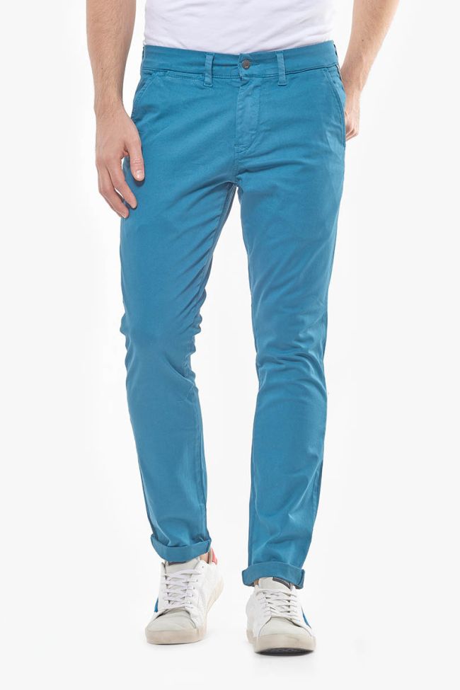 Pantalon Chino Slim Jas Bleu encre