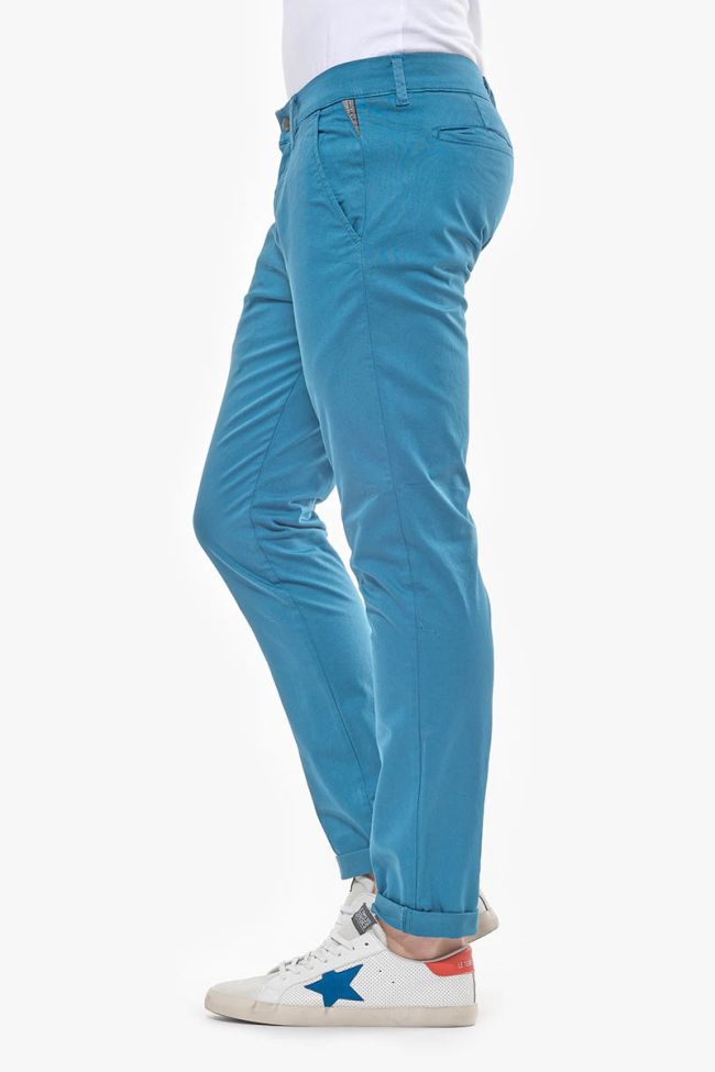 Pantalon Chino Slim Jas Bleu encre