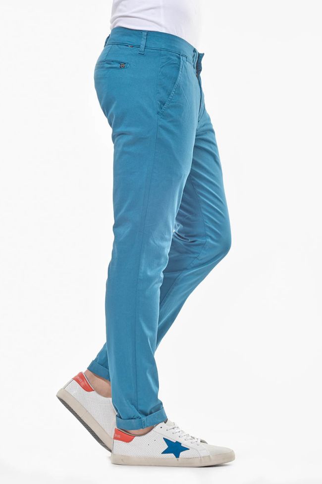 Pantalon Chino Slim Jas Bleu encre