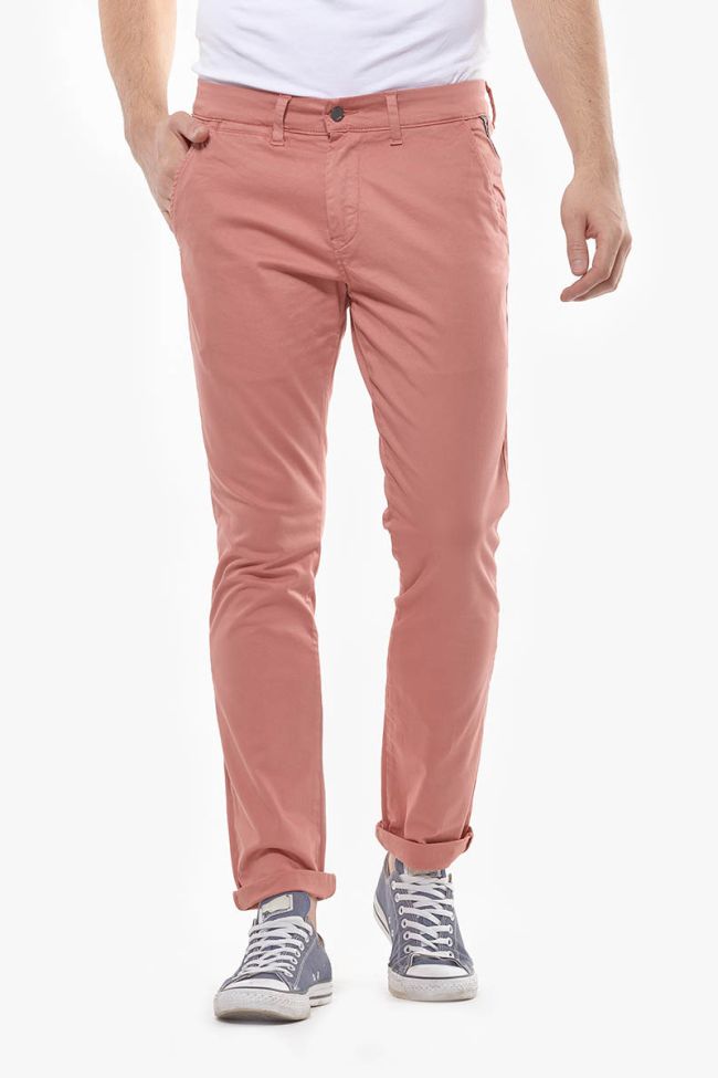 Pantalon Chino Slim Jas Pêche