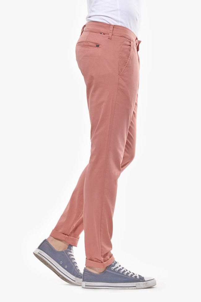 Pantalon Chino Slim Jas Pêche