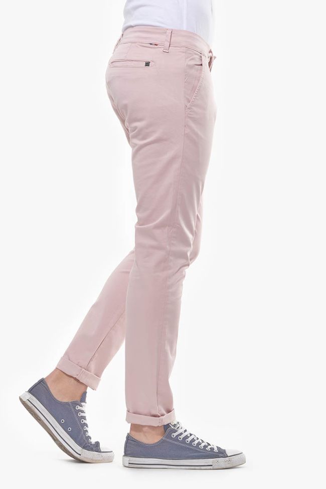 Pantalon Chino Slim Jas Rose fumé