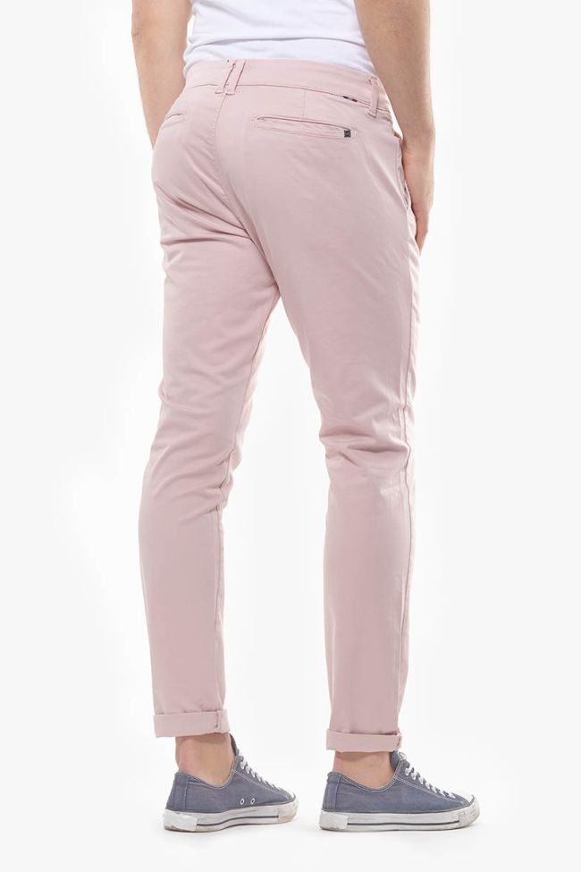 Pantalon Chino Slim Jas Rose fumé