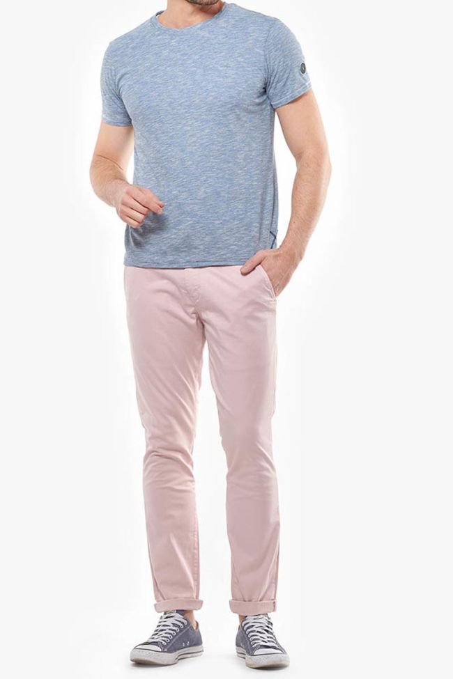 Pantalon Chino Slim Jas Rose fumé