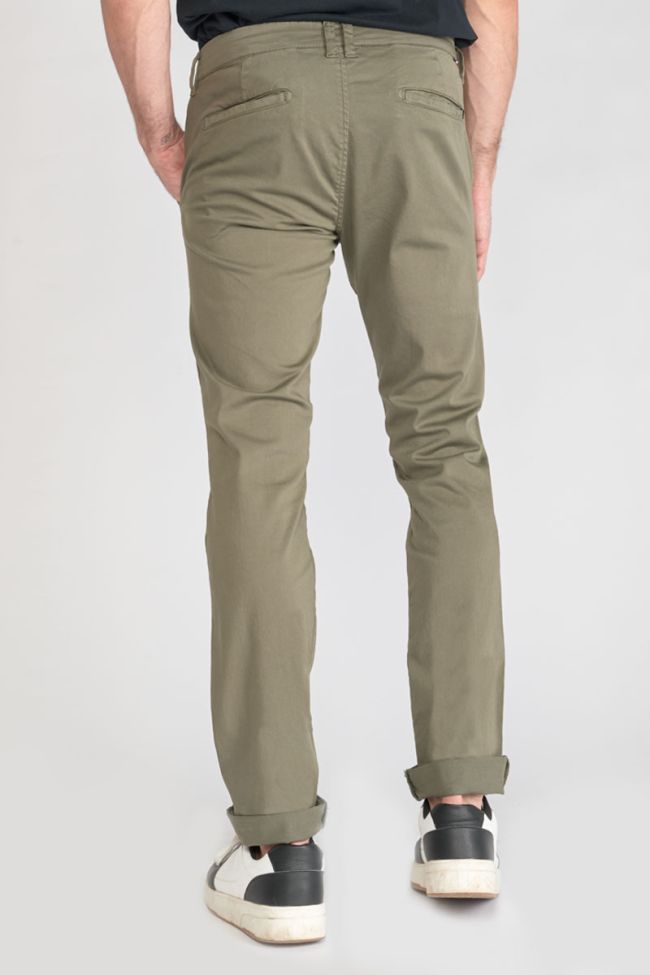 Pantalon chino slim Jas kaki