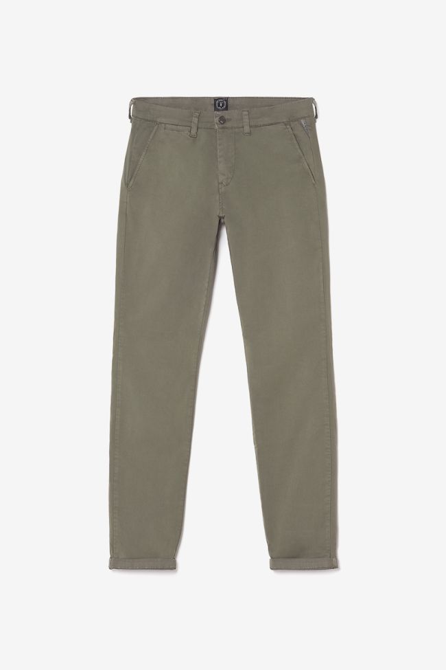 Pantalon chino slim Jas kaki