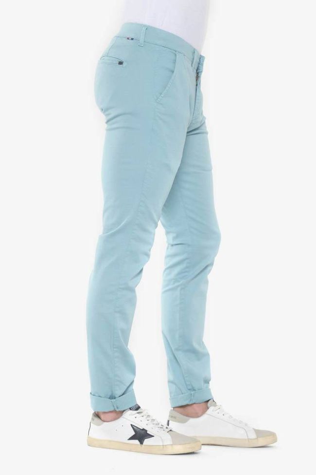 Pantalon chino slim Jas bleu