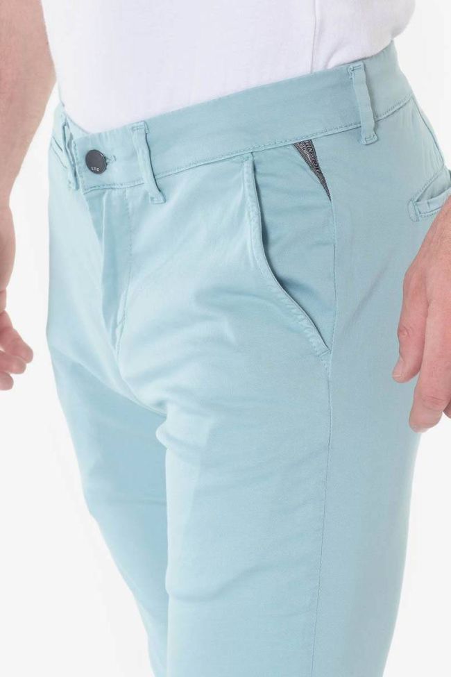 Pantalon chino slim Jas bleu