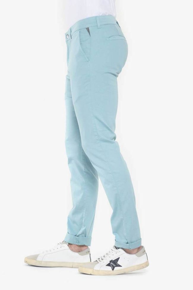 Pantalon chino slim Jas bleu