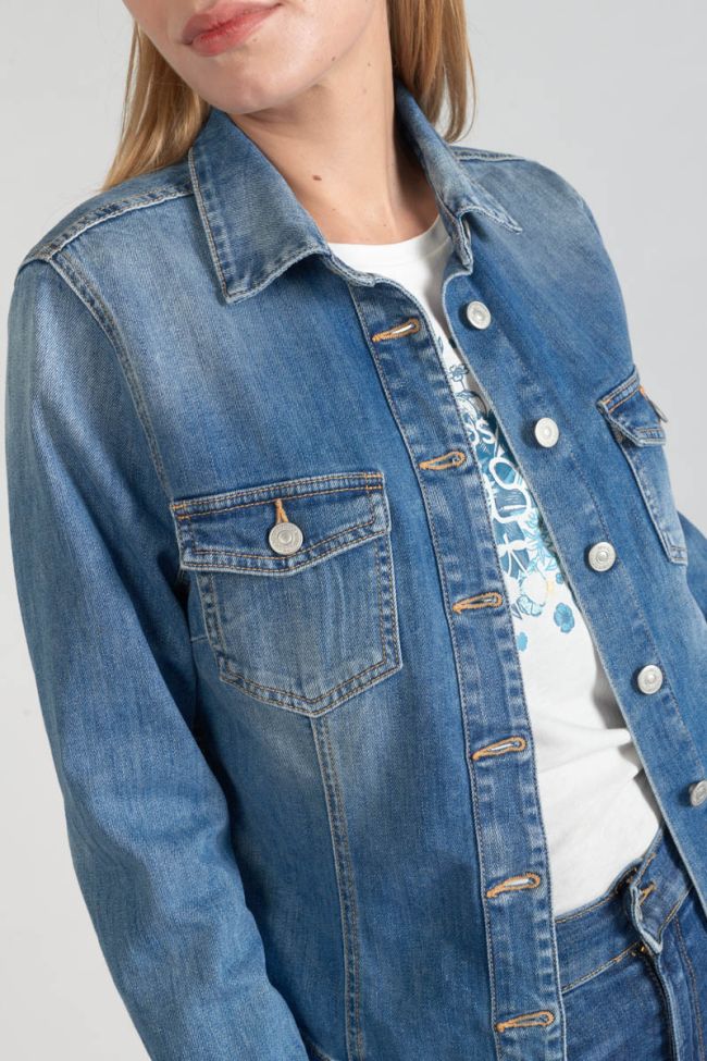 Veste en jeans bleu Lilly
