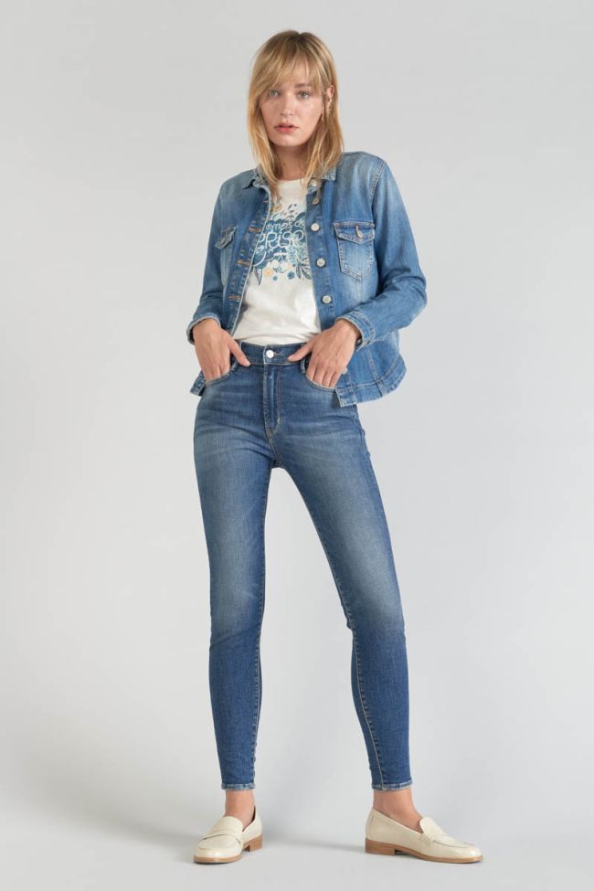 Veste en jeans bleu Lilly