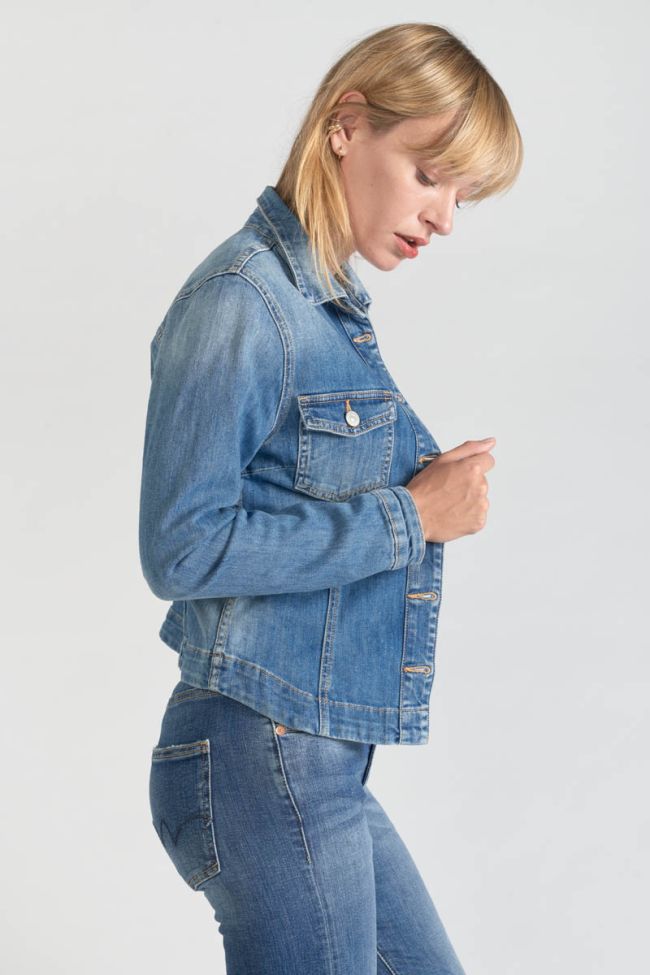 Veste en jeans bleu Lilly