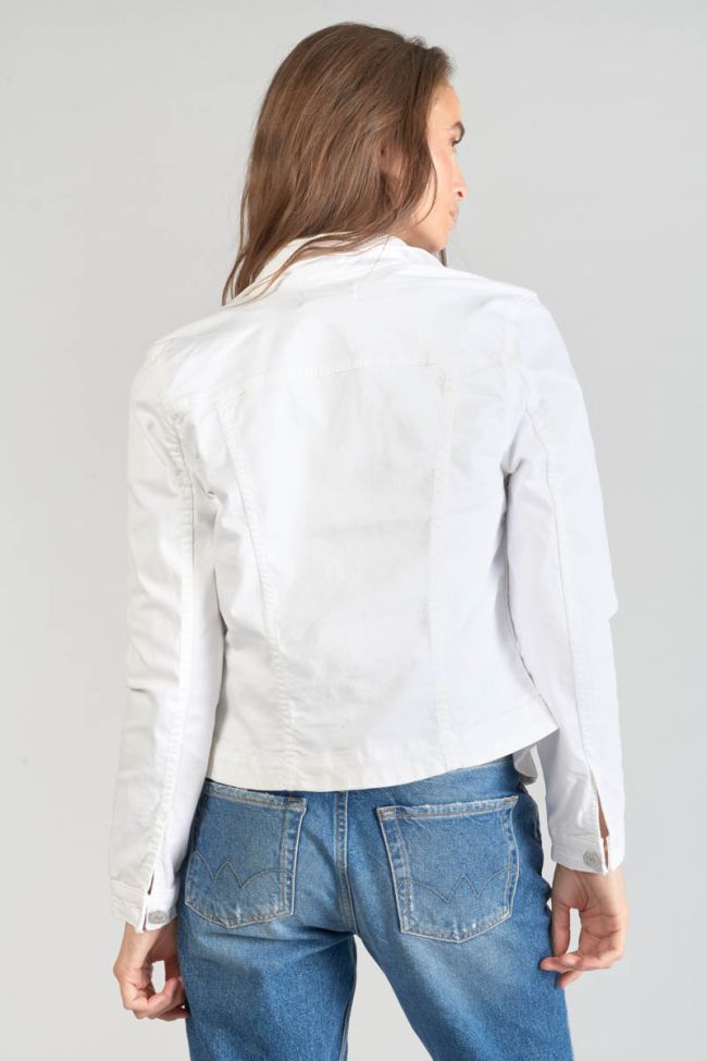 Veste en jeans Lilly blanche 