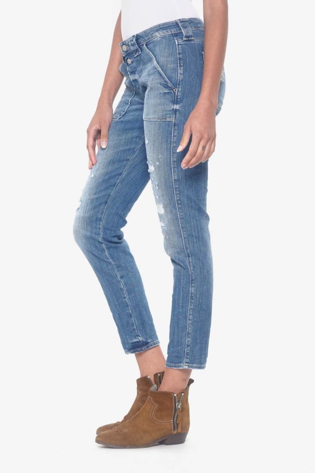 Cara 200/43 boyfit jeans destroy bleu N°4 