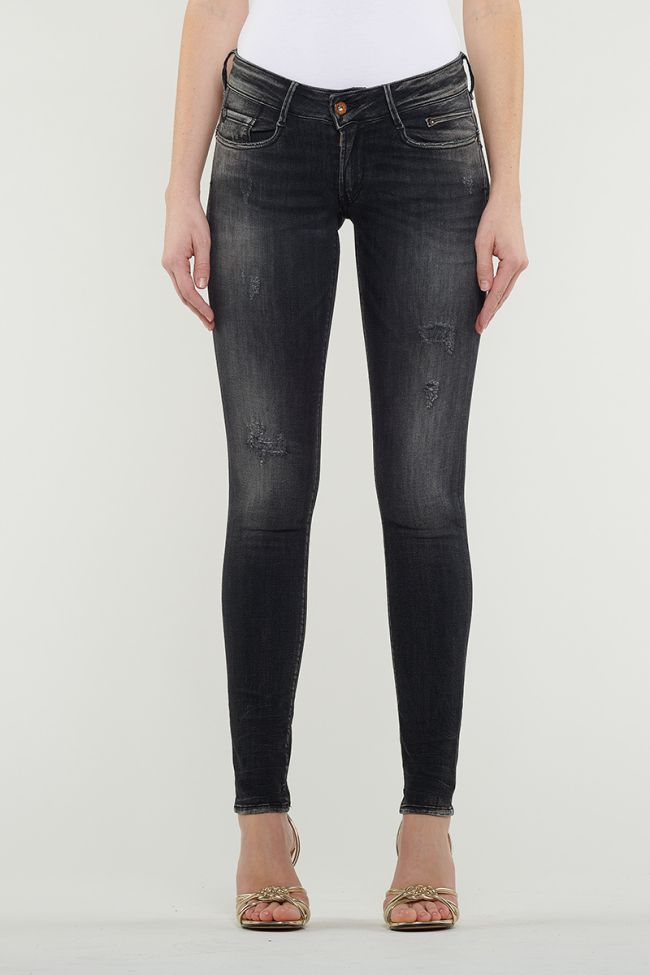 Iwa pulp slim jeans destroy noir N°1 