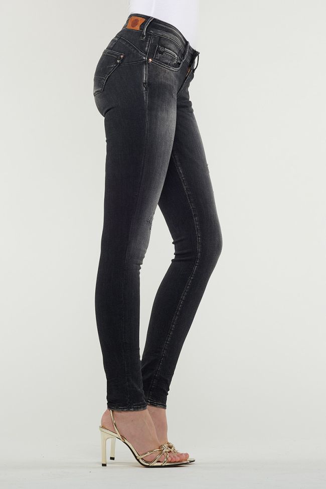Iwa pulp slim jeans destroy noir N°1 