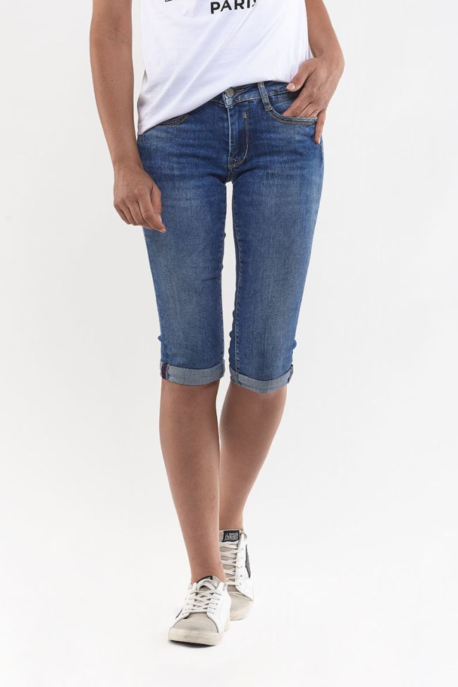 Corsaire en jeans Josia bleu