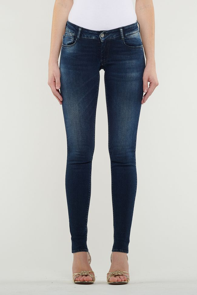 Jeans pulp slim bleu-noir