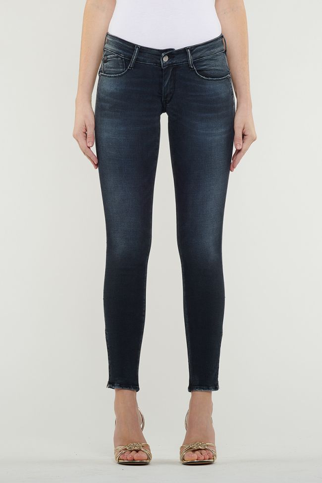Jeans Pulp Slim 7/8eme Noir Bleu