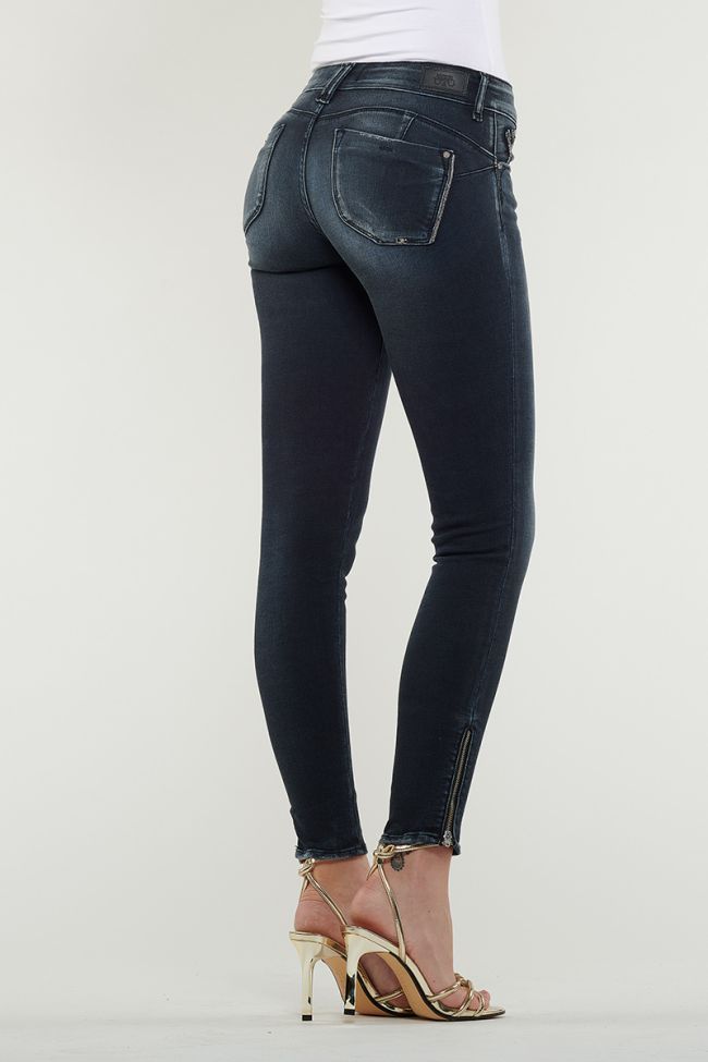 Jeans Pulp Slim 7/8eme Noir Bleu