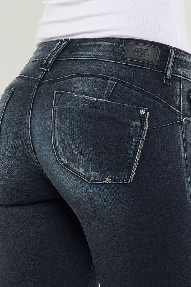 Jeans Pulp Slim 7/8eme Noir Bleu