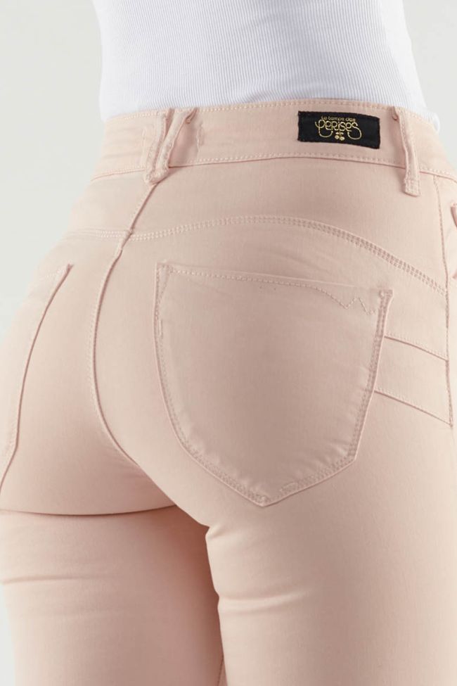 Jeans Pulp Slim Taille Haute rose