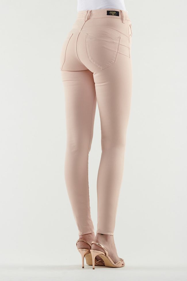 Jeans Pulp Slim Taille Haute rose