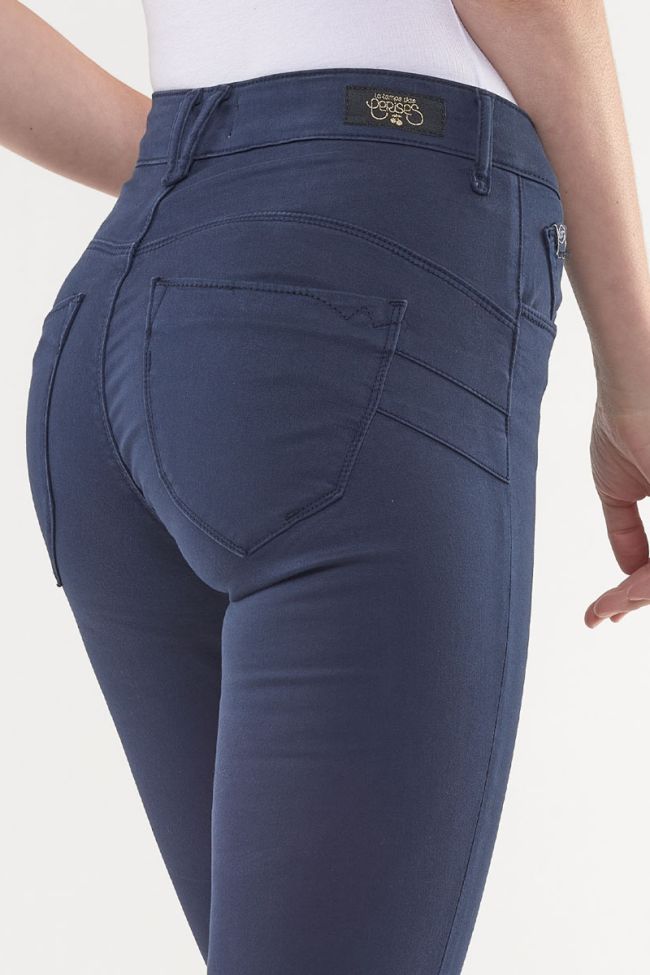 Jeans Pulp Slim Taille Haute Bleu Marine