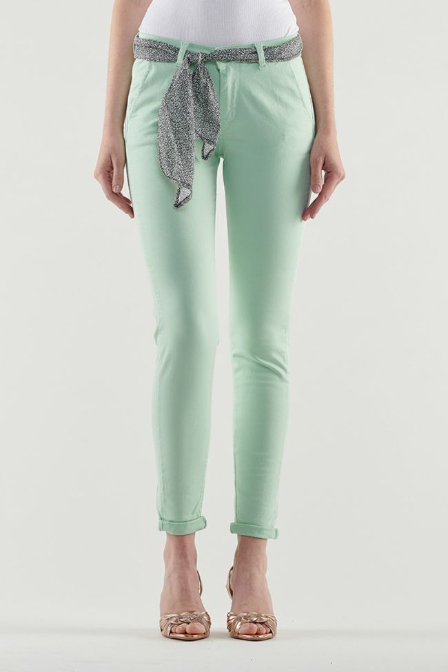 Pantalon Lidy vert d'eau