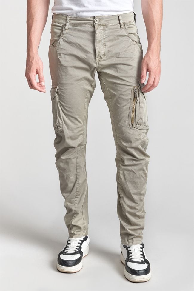 Pantalon Cargo Alban beige clair
