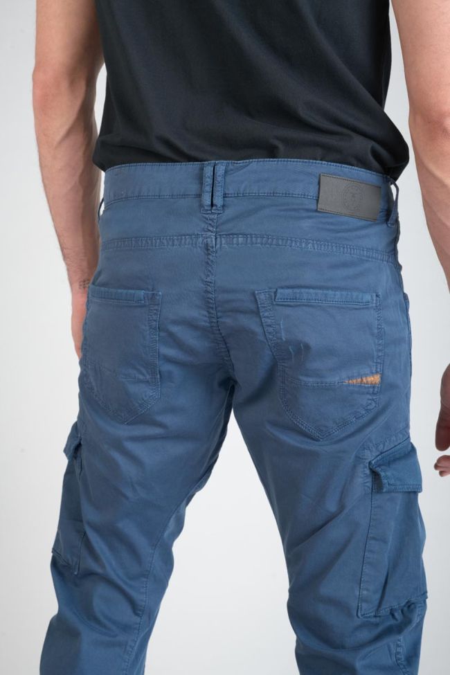 Pantalon Cargo Alban bleu