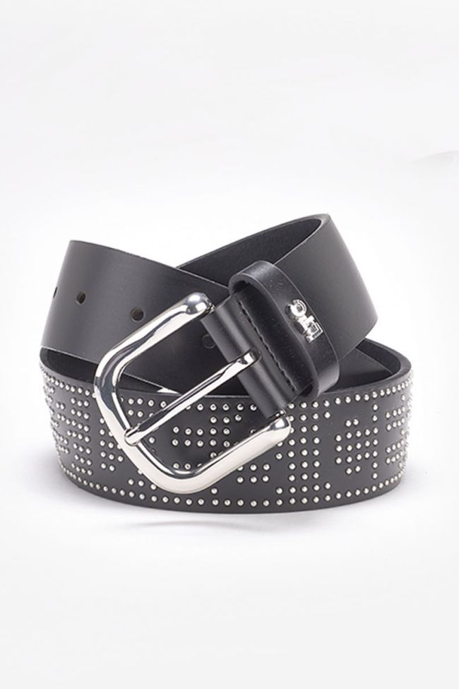 Ceinture noire en cuir Lash