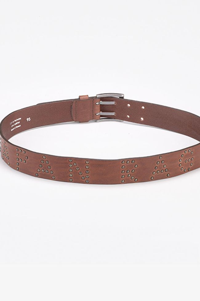 Ceinture en cuir Rags Marron