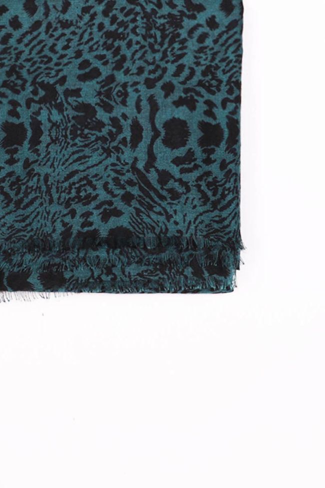 Foulard Bina Noir et Vert 