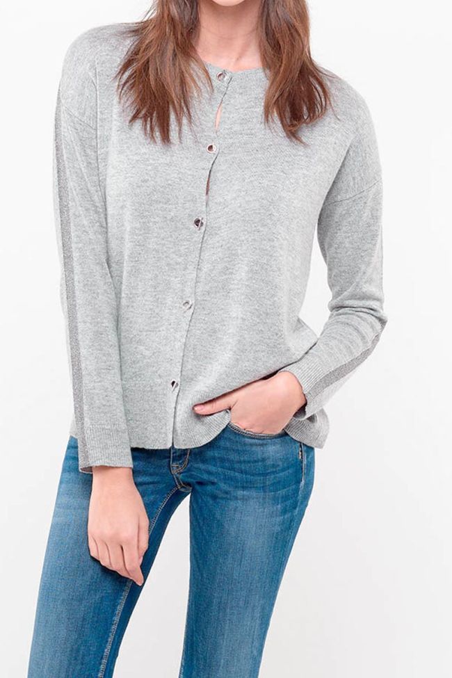 Cardigan Ivory Gris