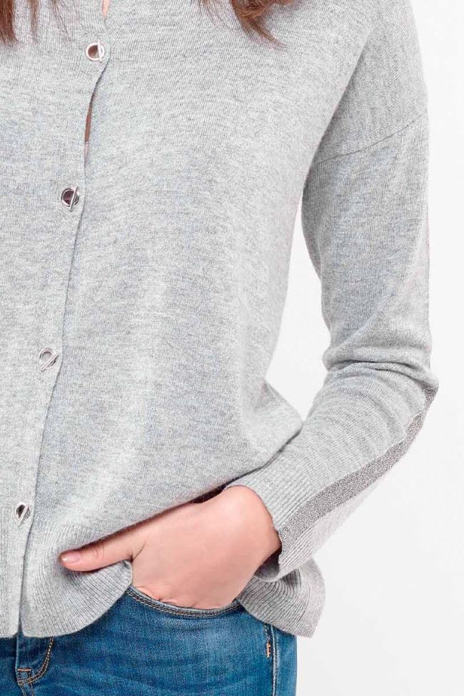 Cardigan Ivory Gris