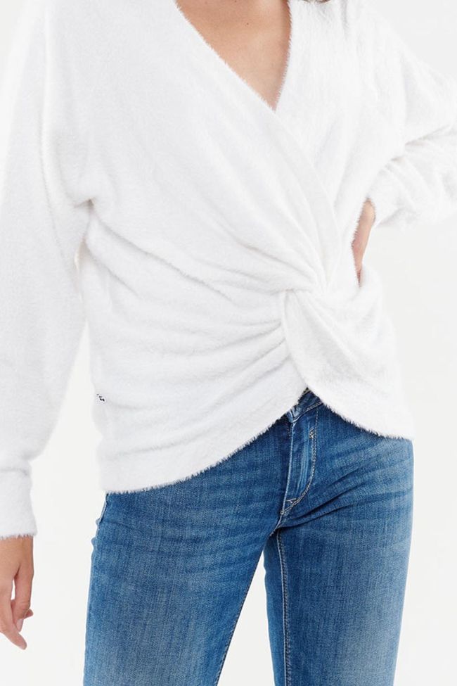Pull Knot blanc