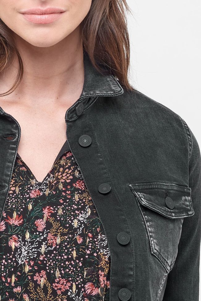 Veste en jeans Lilly noire
