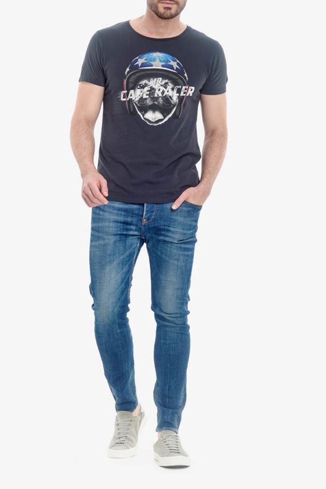 T-shirt Racer bleu nuit