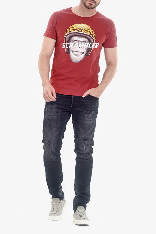 T-Shirt Scramb rouge brique