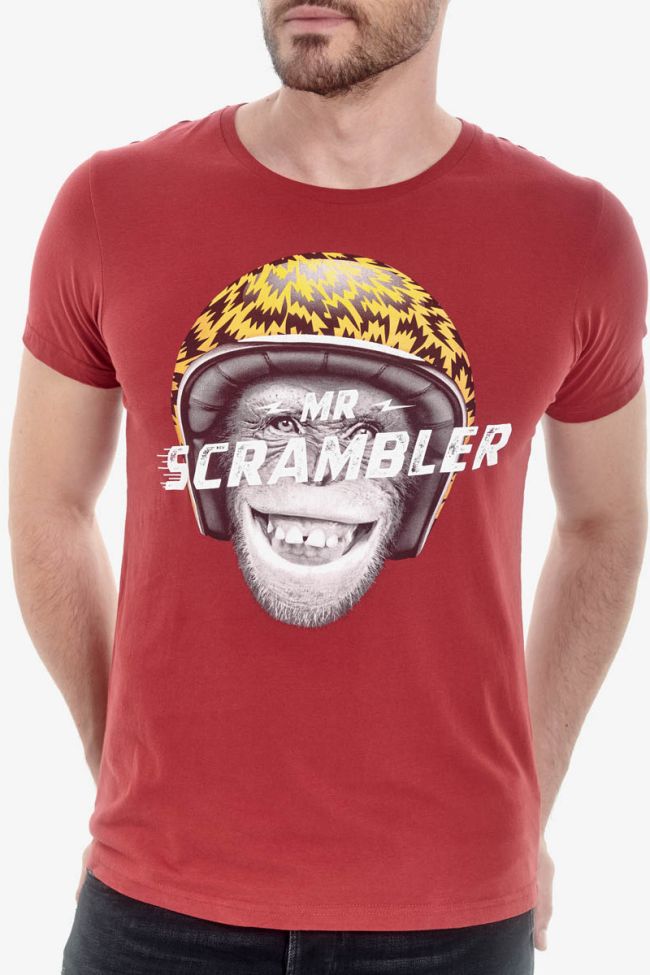 T-Shirt Scramb rouge brique