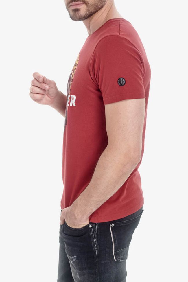 T-Shirt Scramb rouge brique
