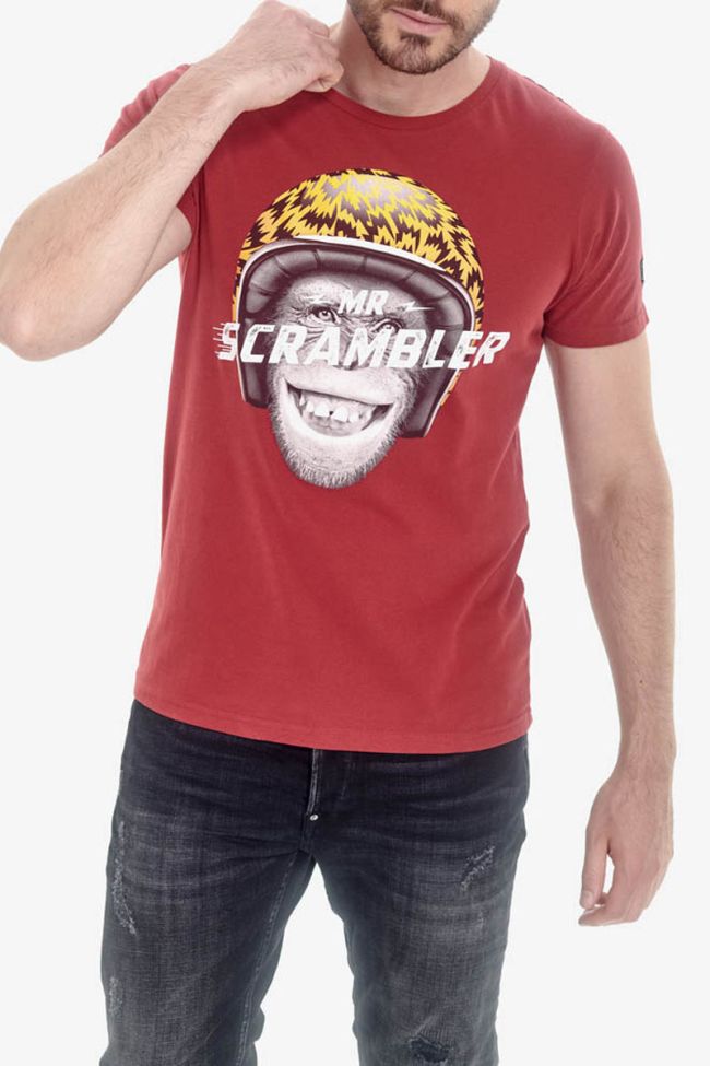 T-Shirt Scramb rouge brique