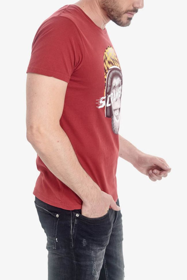 T-Shirt Scramb rouge brique