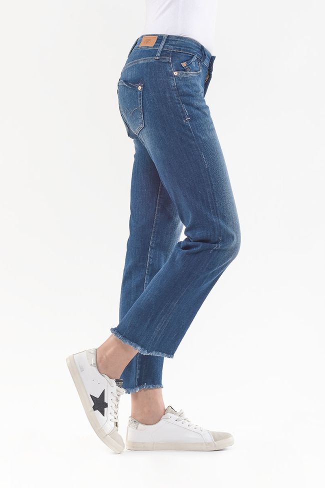 Precious regular taille haute court jeans bleu N°2 