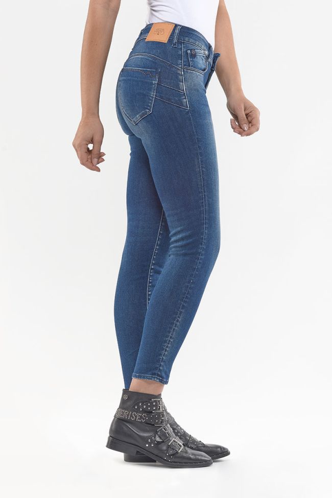 Jeans Pulp Slim Taille Haute 7/8eme Bleu