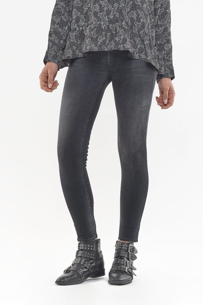 Jeans Pulp Slim Taille Haute Noir gris